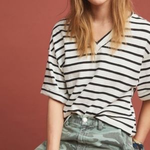 Anthropologie Once Upon A Dream Striped Top Size Medium